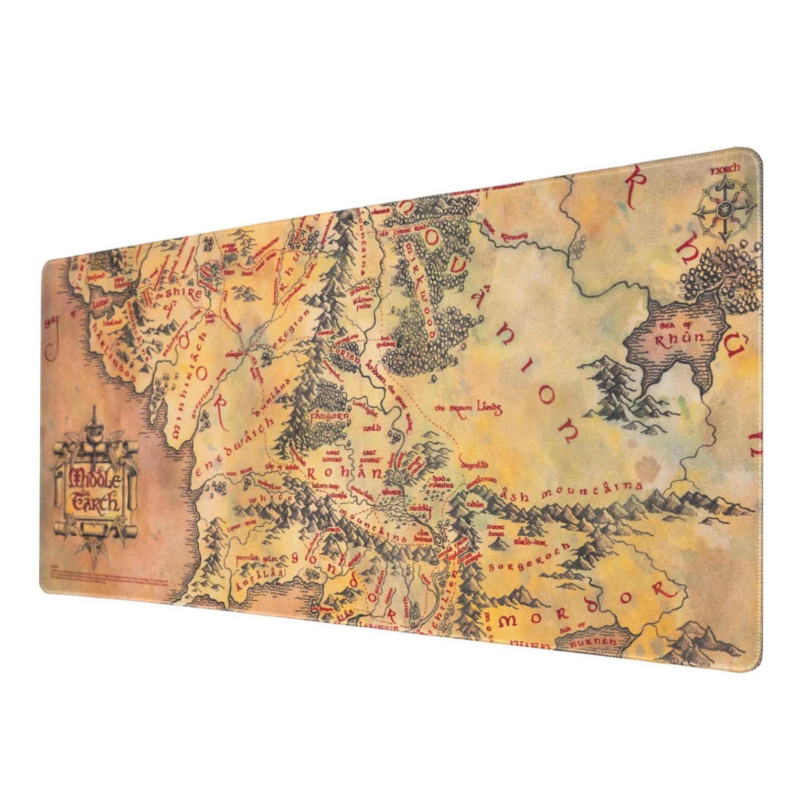 Grupo Erik The Lord Of Rings Large Mouse Mat, LOTR 800L x 350W mm, - Image 4