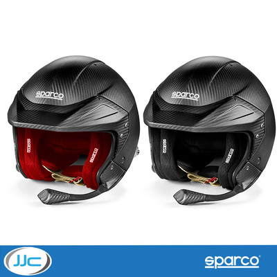 Sparco Flux RJ-i Carbon Jethelm - FIA Approved, Intercom System (Rally)