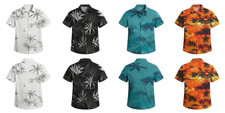 Hawaiian Shirts Men Summer Casual Beach Button Down Cruise Holiday Party Shirt