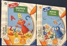 Tiptoi Bücher 2er Set Deutsch 1. Klasse & Mathe 1. Klasse - Lern mit mir! Schule