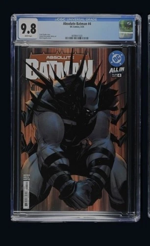 🔥 Absolute Batman #4 CGC 9.8 Graded Cover A 1st First Printing Scott Snyder 🔥