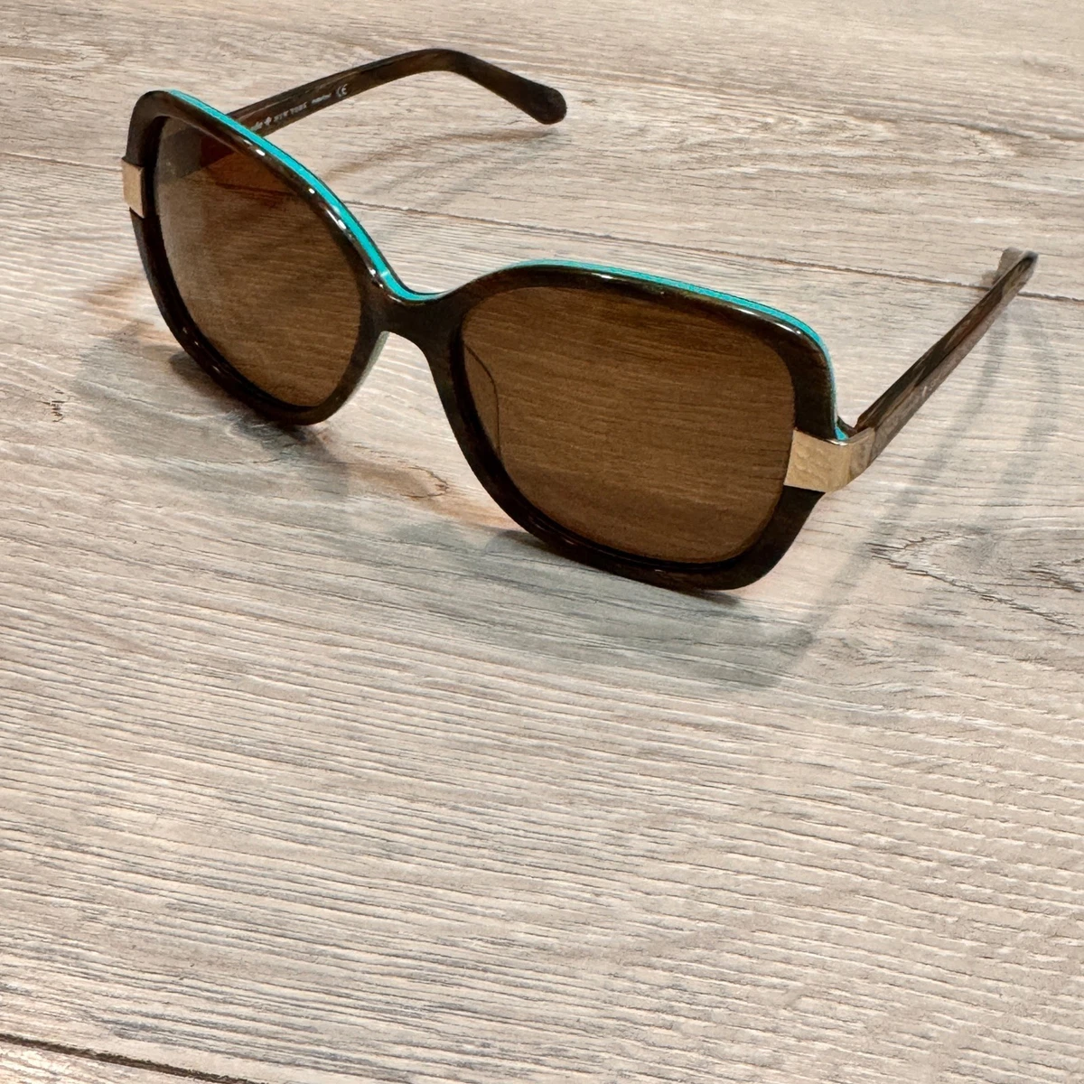 Kate Spade Black-Brown Tortoiseshell Classic Sunglasses | Excellent Condition kate spade new york Cat Sunglasses for Women for sale | eBay main image 3