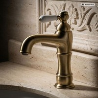 PaulGurkes Wasserhahn Nostalgie Bronze Einhandmischer Wasserhahn Retro