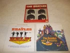 THE BEATLES SOUNDTRACK LOT OF 3 VINYL LPS HARD DAYS NIGHT HELP YELLOW SUBMARINE