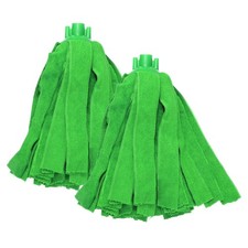 2Pcs Mop Head Replacement for Floor Cleaning, Green