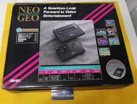 NEO GEO AES  BOXED  SNK NEOGEO AES MATCH  SERIAL 118207