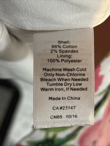 Talbots Petites Floral Women’s Dress Size 2P - Picture 4 of 4