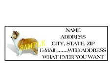 COLLIE ADDRESS LABELS COOL!!! #2