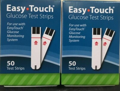 EasyTouch Blood Glucose 100 Test Strips Best Price Exp 01/20/2027