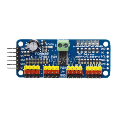 PCA9685 16-Channel 12-bit PWM Servo motor Driver I2C Module For Arduino Robot E5