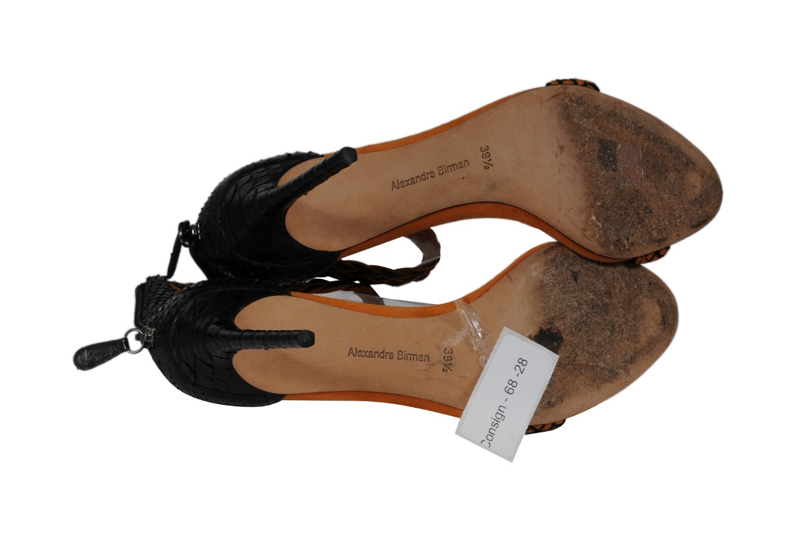 Alexandre Birman Women Braided Python Sandals US … - image 10