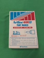 12PK Artline 400 Permanent Paint Marker 2.3mm Bullet Nib Fade Proof Pen White