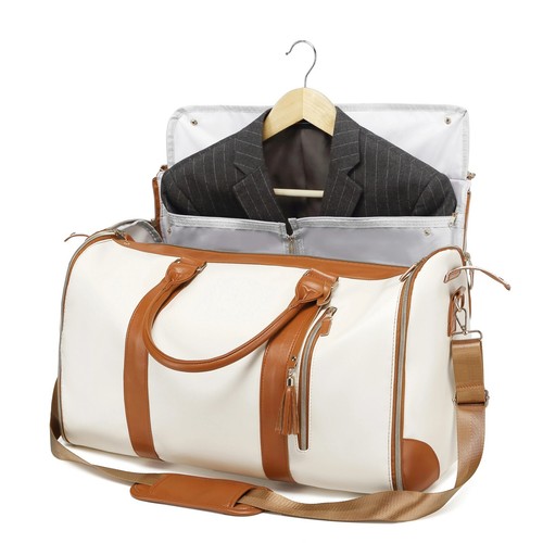 Hot Sale Foldable Travel Bag Thickened Pu Fabric Large Capacity Portable Handbag