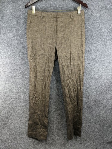 Theory Womens Size 6 Textured Linen 