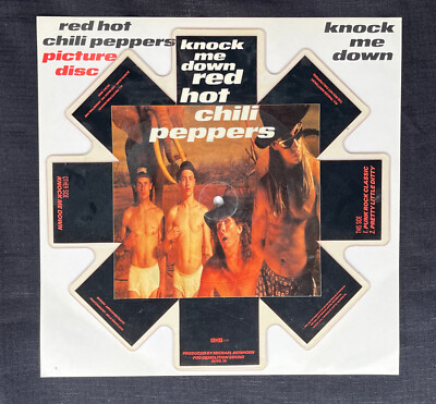 RED HOT CHILI PEPPERS 1989 Knock Me Down 12'' single PIC DISC EP LP EX+ rock funk