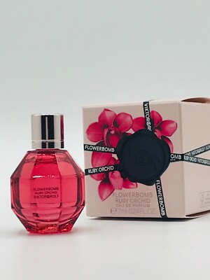 Viktor & Rolf FlowerBomb Ruby Orchid Women Parfum Mini Splash 0.24 oz New In Box