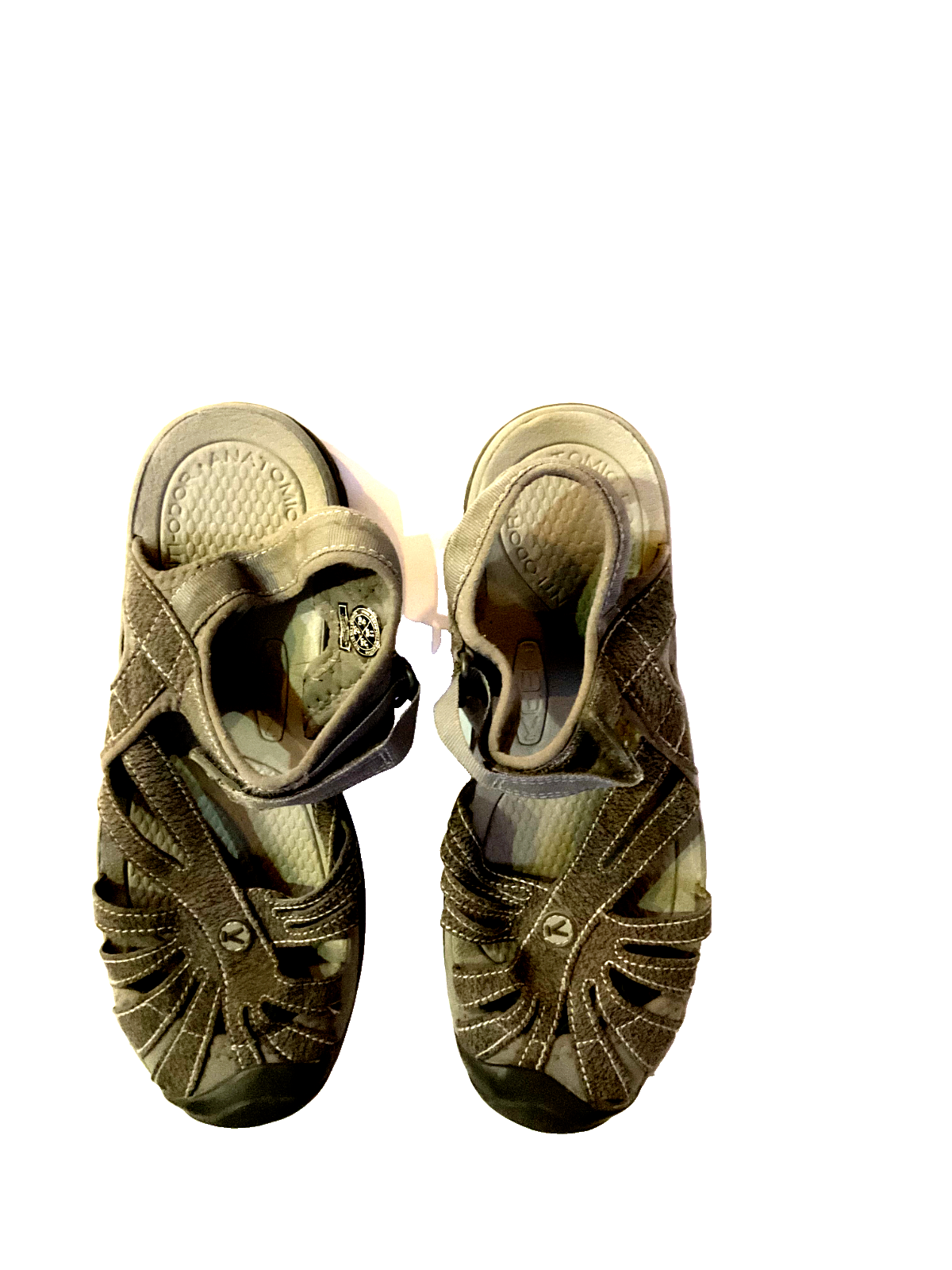 Sandali da trekking Keen donna rosa slip on #1016733 taglia 11 grigi