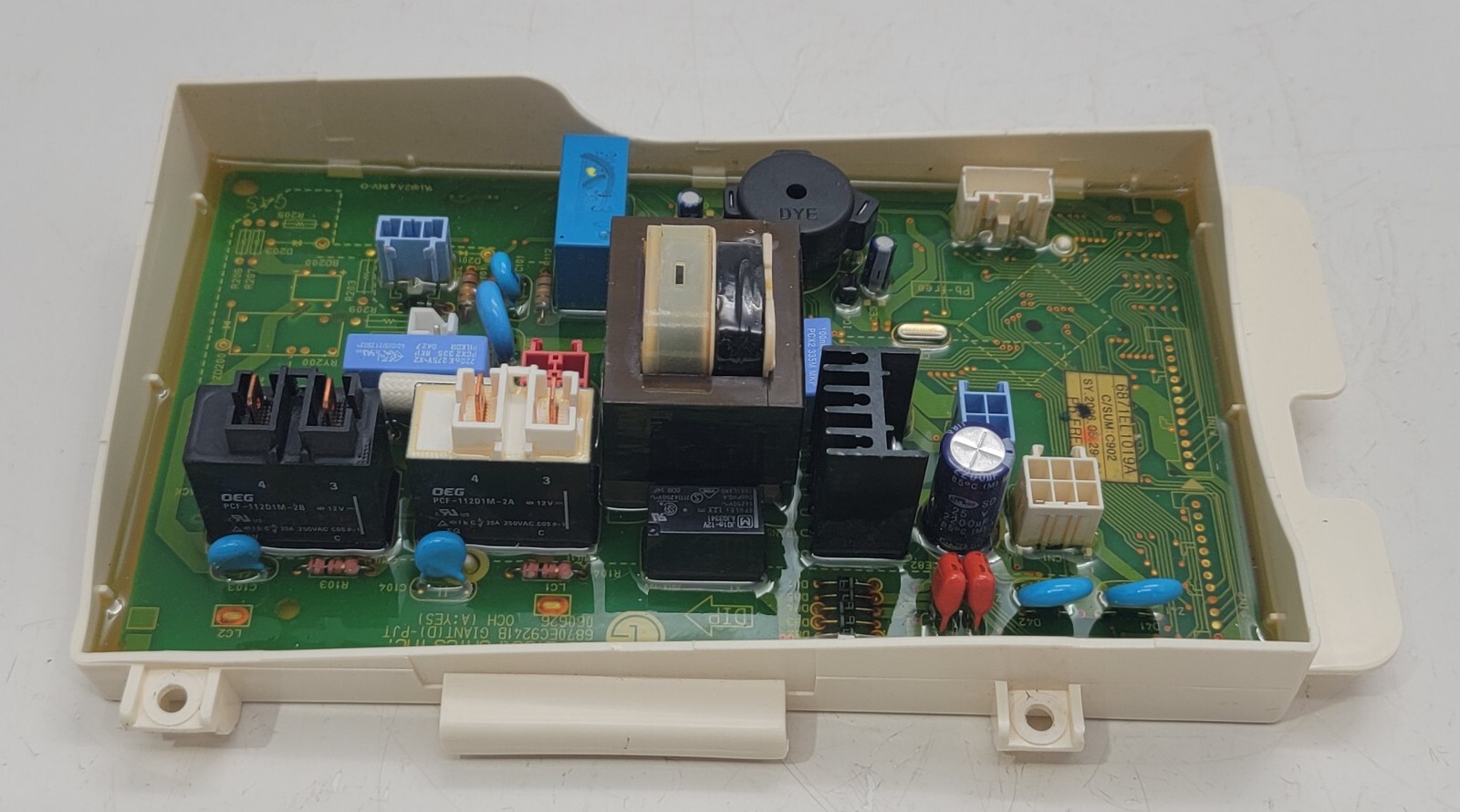 Parte de placa de control LG secadora genuina #6871EL1019A