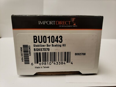 Import Direct Stabilizer Bar Bushing Kit BSK67079 FOR 2004 Mitsubishi Montero Sp