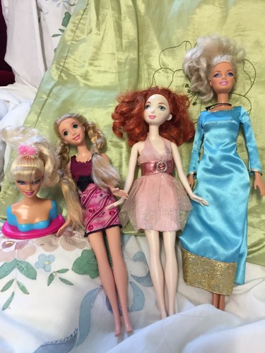 Mattel Barbie Doll Bundle Of 4 Dolls