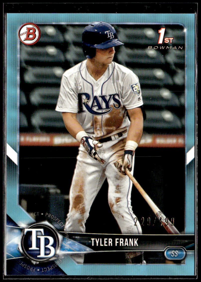 2018 Bowman Draft Sky Blue #BD-156 Tyler Frank SN,229/499 | eBay
