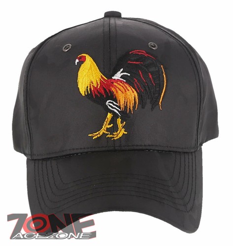 BIG COCK ROOSTER FIGHT BASEBALL CAP HAT 