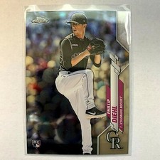 #U-29 Phillip Diehl RC 2020 Topps Chrome Update Colorado Rockies