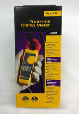 Image of Fluke 323 True RMS Clamp Meter Tester 600V AC DC Measures AC Current 400 Amp