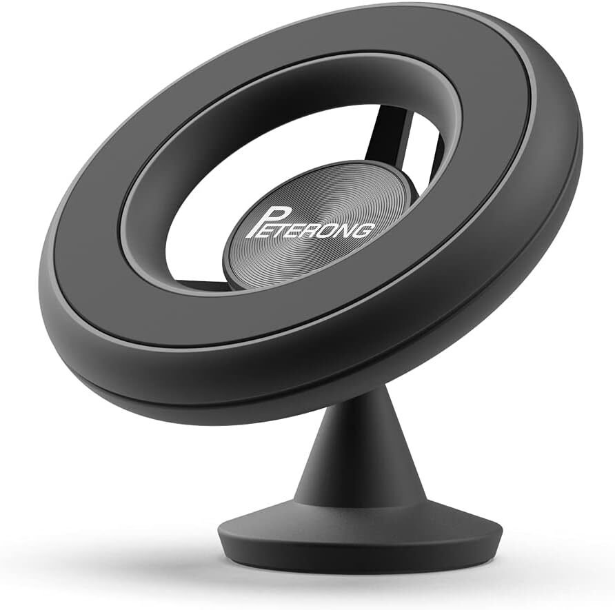 Car Phone Mount Compatible with 360 Degree Rotation Dashboard Magnetic Phone-image