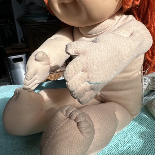 Vintage Red Hair Cabbage Patch Doll Original Appalachian Artworks Needs Some TLC - Picture 4 of 16