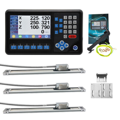 3 Axis Digital Readout DRO Magnetic Scale 5um 50-1100mm IP67 Lathe Mill Milling