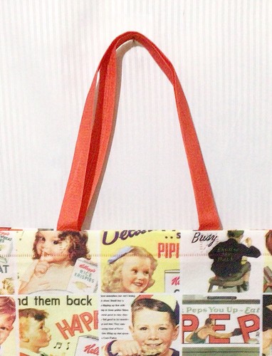 Reusable Shopping Bag For life Kellogs Theme Retro Tote Eco Friendly Gift Bag - Picture 3 of 7