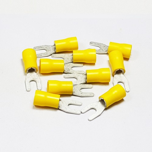 Yellow Insulated Crimp Terminal Connectors Ring Fork Spade Bullet Pin Butt Blade - Picture 36 of 89