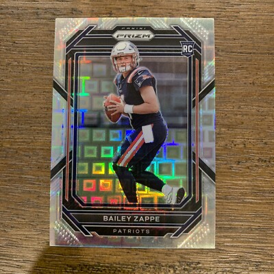 Bailey Zappe 2022 Panini Silver Pandora Prizm /400 Card #305 Rookie Patriots RC