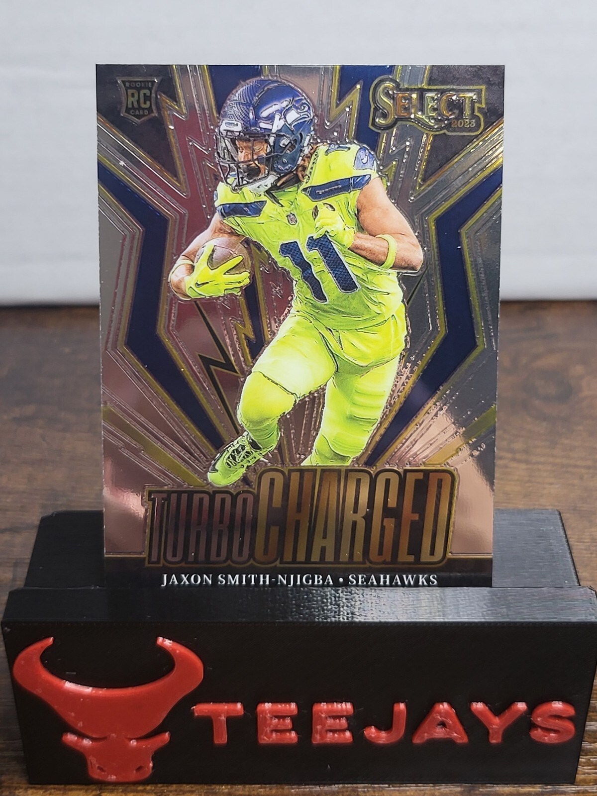 2023 Panini Select #TUR-JAN Jaxon Smith Njigba Turbo Charged Rookie