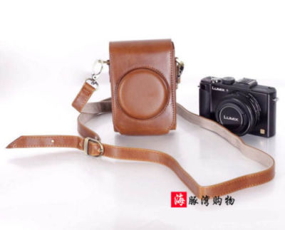 Leather Camera Case Bag Cover for Panasonic DMC-LX7 LX5 LX3