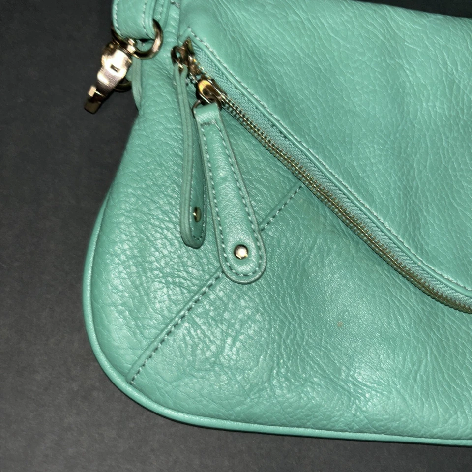 «КИМЧИ СИНИЙ» (СИНИЙ ЗЕЛЕНЫЙ) ЧЕРЕЗ ПЛЕЧО СУМОЧКА/СУМОЧКА, КЛАПАН МОЛНИИ ОТДЕЛЕНИЕ - Изображение 2 из 4