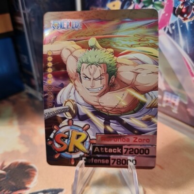 ONE PIECE TCG Card - Manga Anime Full Art - SR HOLO - RONOROA ZORO