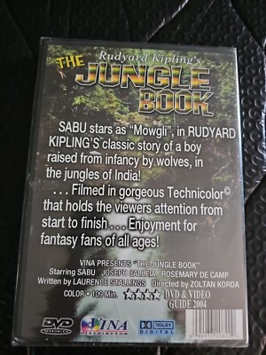 The Jungle Book DVD - Rudyard Kipling's The Jungle Book