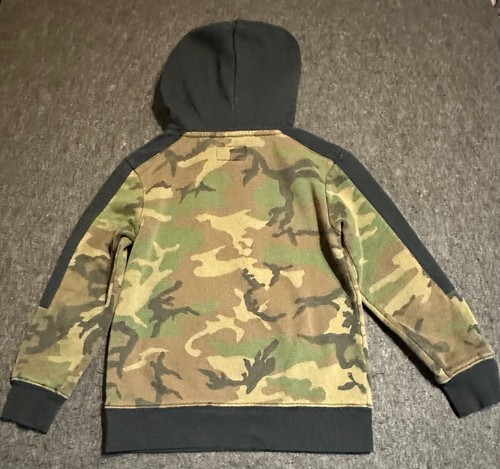 Jordan Nike Air Camo Hoodie Youth Size Sm 8/10yrs Pullover Logo with Pocket C10 - Picture 2 of 5