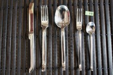 RSt Set Italy Besteck Edelstahl Design 5-teilig f&uuml;r Sammler Nr. 79