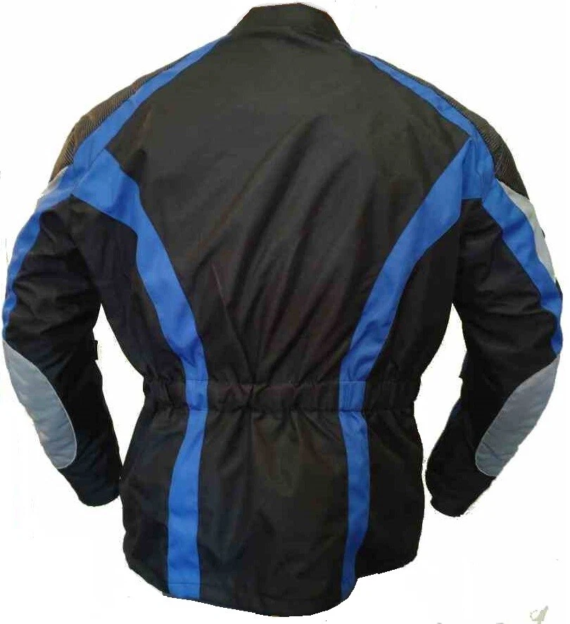 Scotti Knights Blue Long Motorcycle Jacket - Mens M - Image 2 of 2
