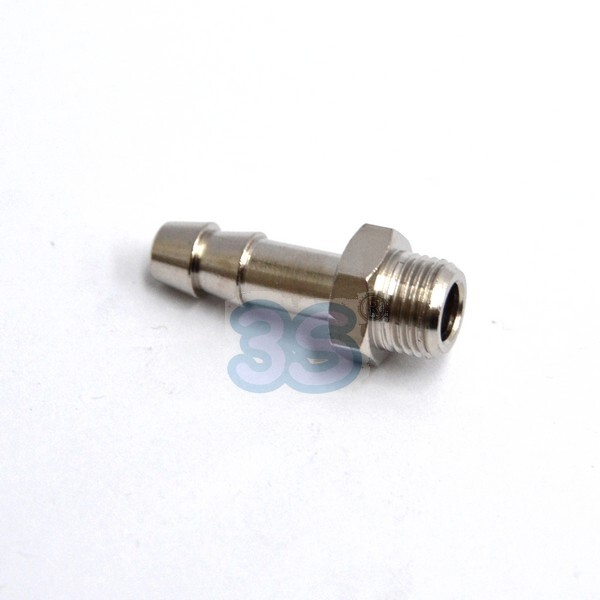 Raccordo portagomma Ø 6 mm x 1/8'' maschio passo gas
