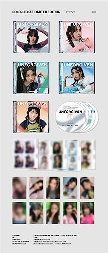 LE SSERAFIM UNFORGIVEN First Limited Member Solo Jacket Edition
