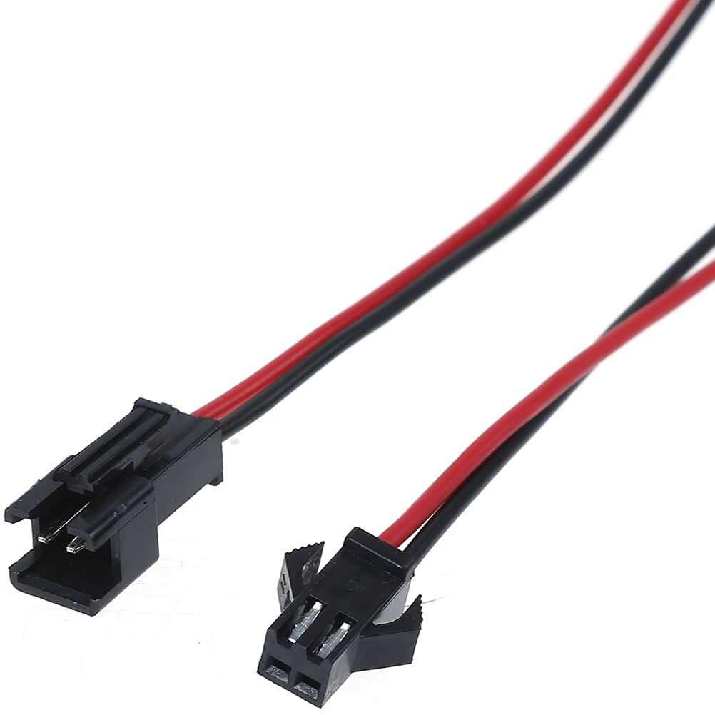 15cm 10Pcs long JST SM 2pins plug male to female wire connector HcT g