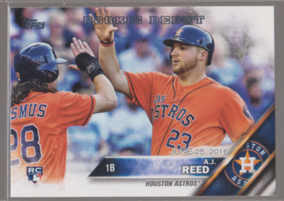 2016 Topps Update #US89: A.J. Reed ROOKIE DEBUT | eBay
