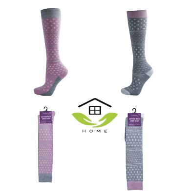 Damen Lange Socken Kniehoch Damen Winter Welly Stiefellänge Socken Paar