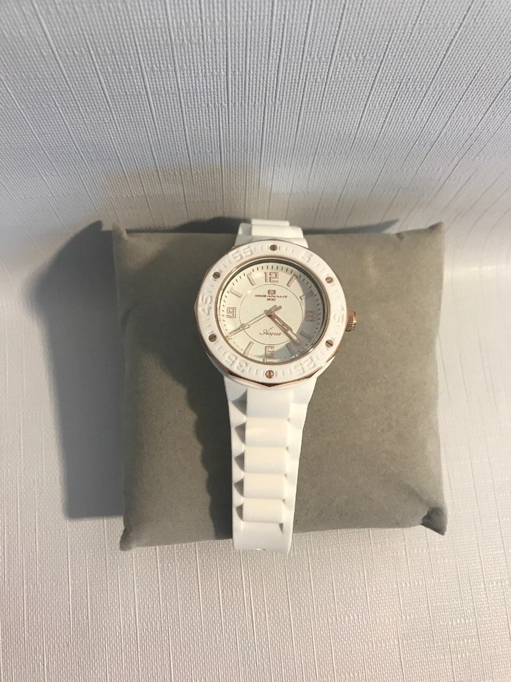 Reloj informal Oceanaut para mujer 'Acqua' de cuarzo de acero inoxidable y silicona ¡Funciona! Foto 2 de 4