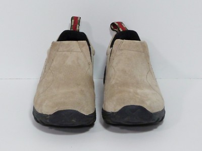 MERRELL Jungle Moc Classic Taupe Tan Suede Loafers Slip-on  display picture 1