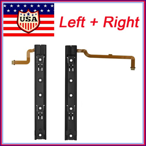 Left & Right Slider Sliding Rail With Flex Cable For Nintendo Switch Console - Picture 3 of 5